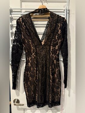 plus long sleeve black dress Plus Size Midi Sweater Dress